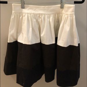 Kate Spade White/Brown/Black Skirt